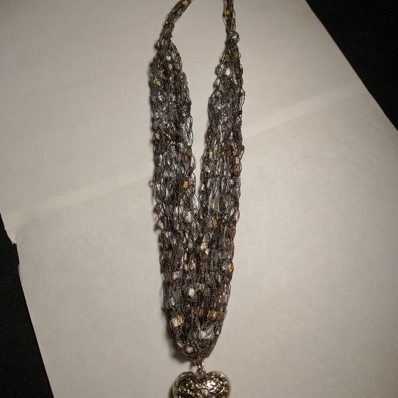 Hand Crocheted Ladder Ribbon Necklace! - Picture 7 of 10